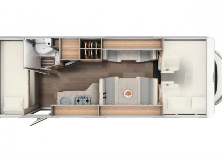 Carado , 2,3 A461 MJTD obytný automobil