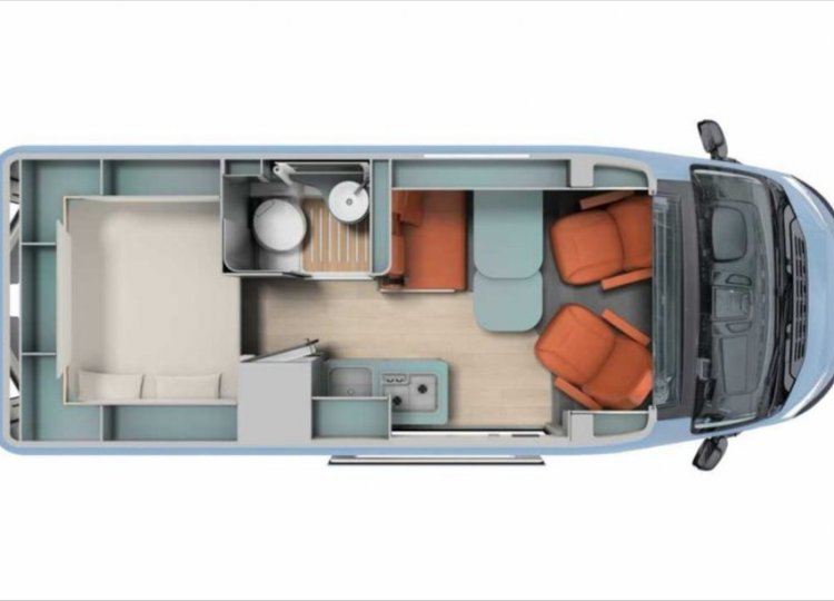 Laika , 2,2 Kosmo Supremo Azzurro Capri MJT obytný automobil