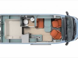 Laika , 2,2 Kosmo Supremo Azzurro Capri MJT obytný automobil